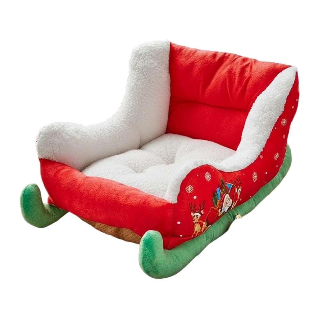Weihnachtsschlitten-Hundebett